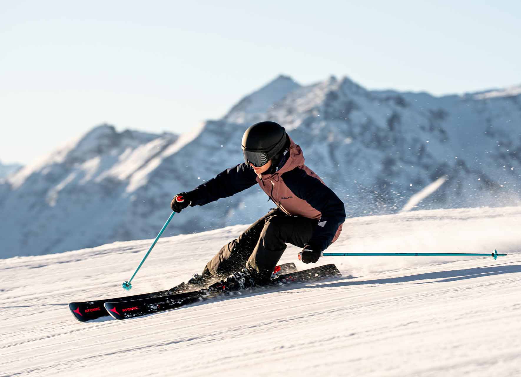 Ski, Girl, Skigebiet, Flims, Laax, Speed, Piste, Aktivität, Bergpanorama