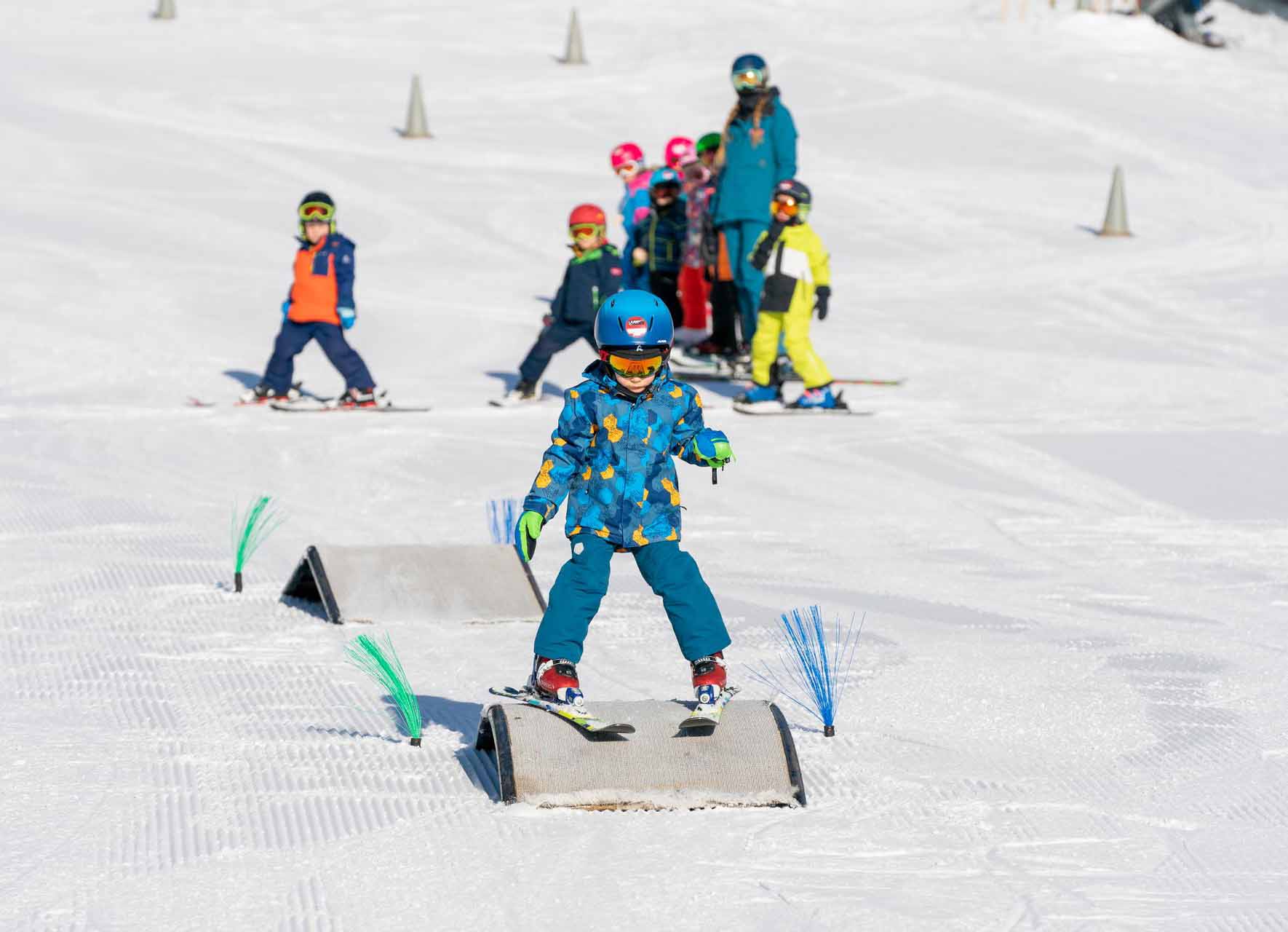 Schneekindergarten, Skischool, LAAXSchool, Flims, Laax, Skigebiet, Kids, Spass, Unterricht