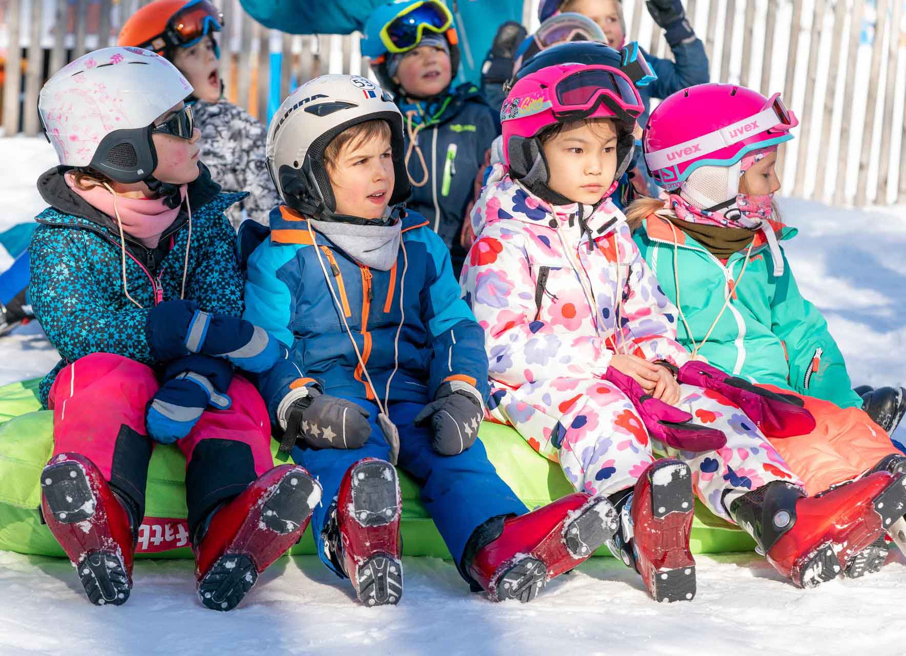 Kids, Skiferien, Flims, Laax, Unterricht, Skischule, Kinderlift, Schweiz