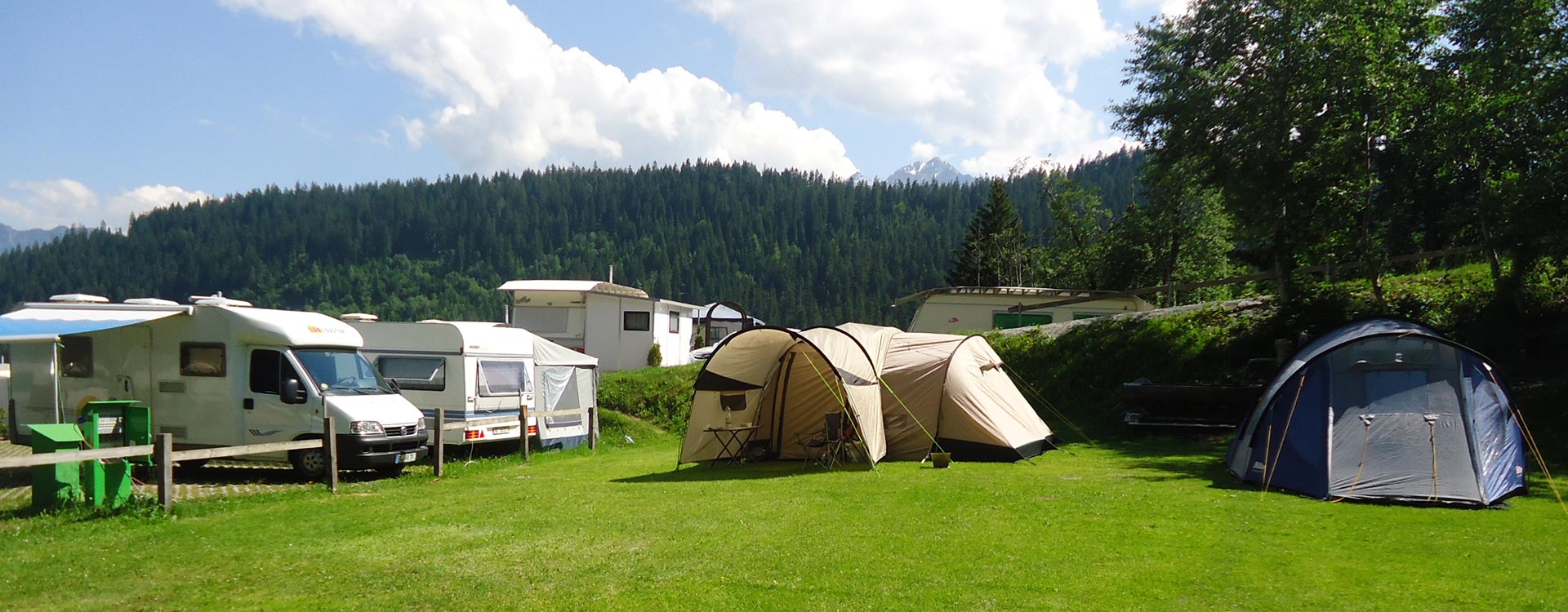 Camping in freier Natur auf unseren Zeltplätzen.