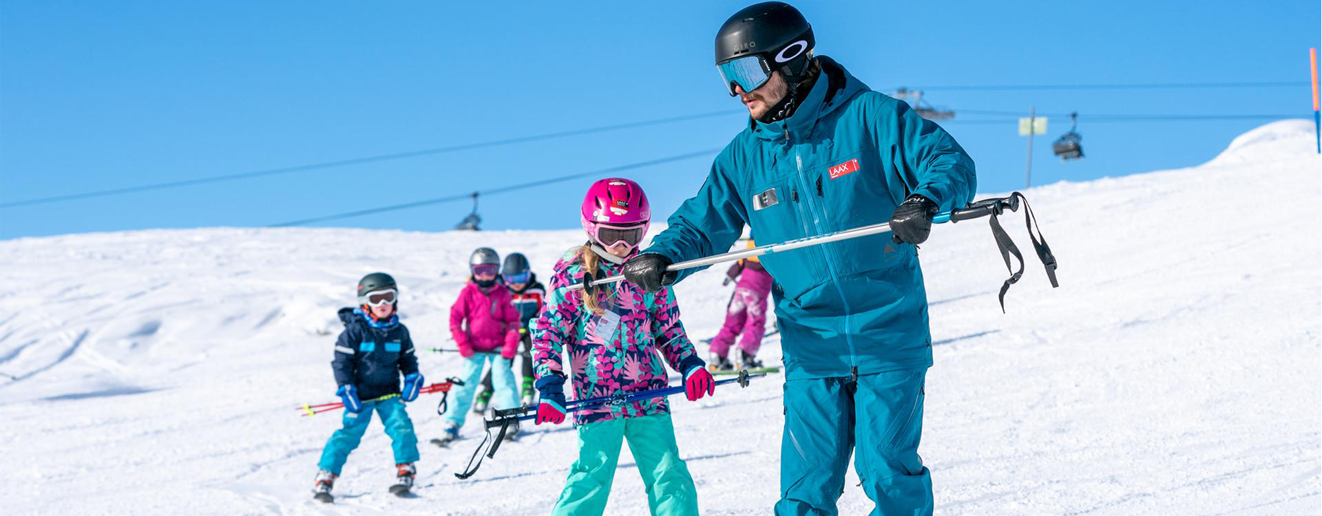 skischool skischule laax school skilehrer kinder skifahren ski